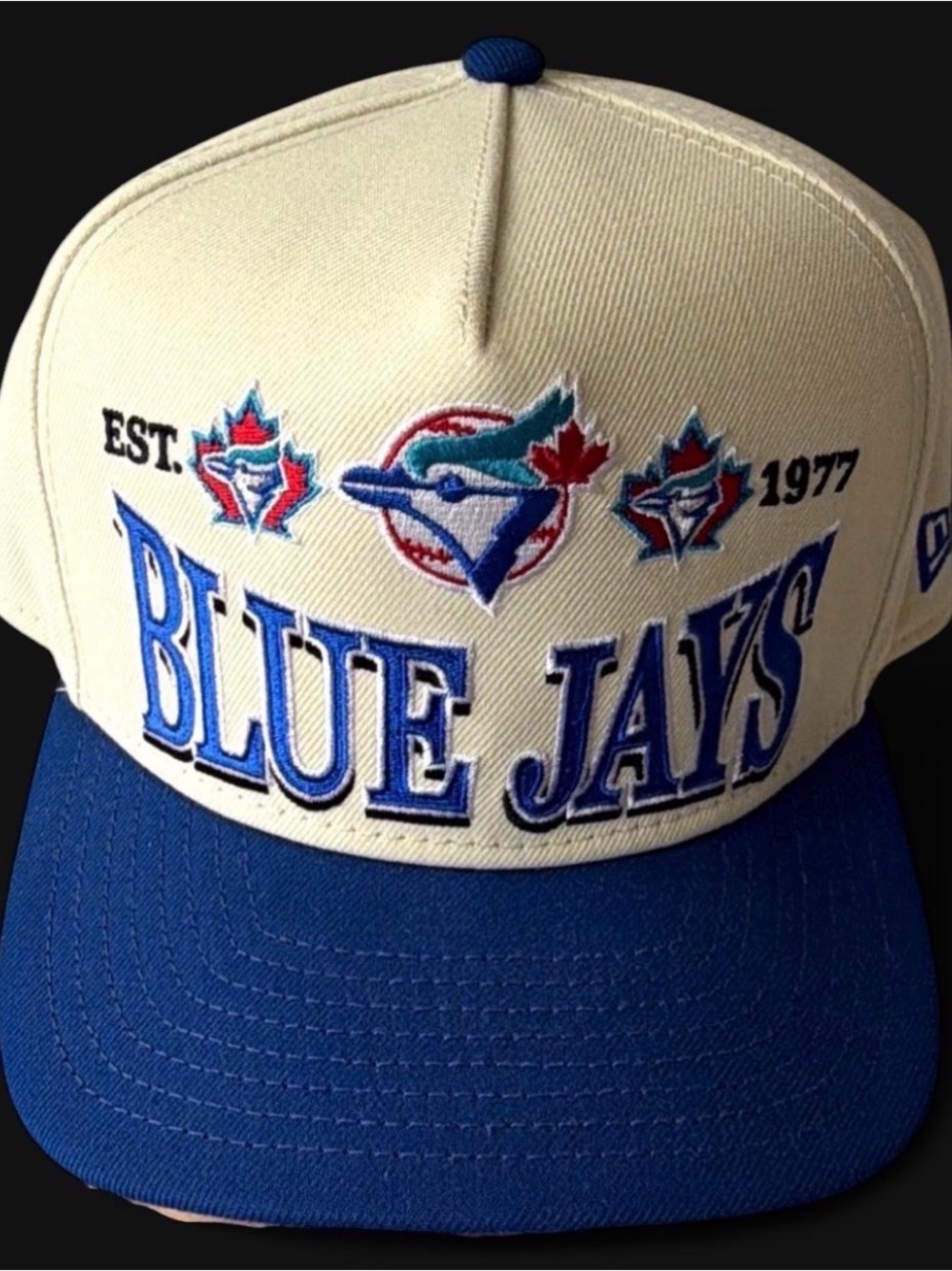New Era Blue and White Blue Jays Snapback